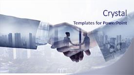  Presentation with modern - Audience pleasing presentation design consisting of rythm of modern business mixed backdrop and a sky blue colored foreground