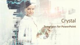  Presentation with modern - Beautiful presentation featuring rythm of modern tendencies mixed backdrop and a  colored foreground