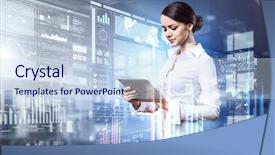  Presentation with modern - Theme with rythm of modern tendencies mixed background and a  colored foreground