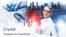  Presentation with modern - Cool new presentation theme with rythm of modern tendencies mixed backdrop and a  colored foreground