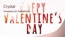  Presentation with greeting card - Colorful slides enhanced with logo s - cute greeting card for valentine's backdrop and a  colored foreground