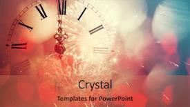  Presentation with old way new way - Theme having congrat s - new year's at midnight background and a  colored foreground