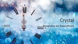  Presentation with old way new way - Beautiful slide deck featuring congrat s - new year's at midnight backdrop and a  colored foreground