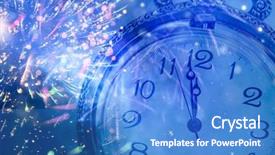  Presentation with old vs new - PPT layouts featuring congrat s - new year's at midnight background and a  colored foreground