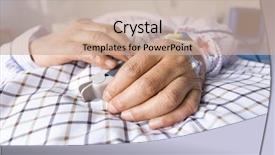  Presentation with bed - Colorful presentation theme enhanced with deep fried dolly fish steak backdrop and a  colored foreground.