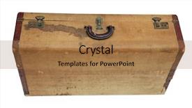  Presentation with vintage retro - Amazing PPT theme having retro 1950's era hard backdrop and a coral colored foreground