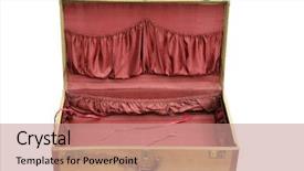  Presentation with vintage retro - PPT theme with retro 1950's era hard background and a coral colored foreground