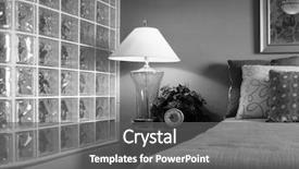  Presentation with 1950s - Presentation with retro noir 1950's bedroom background and a gray colored foreground