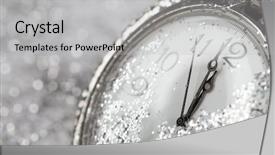  Presentation with old vs new - Colorful presentation enhanced with s at midnight - old clock backdrop and a light gray colored foreground