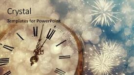  Presentation with old way new way - Cool new presentation with s at midnight - old clock backdrop and a  colored foreground