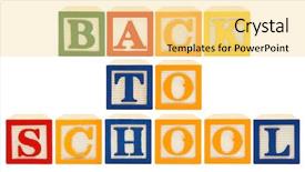  Presentation with back school - PPT layouts with s b - colorful alphabet blocks back background and a yellow colored foreground