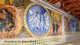  Presentation with adam eve - Cool new presentation design with s-bento-da-porta-aberta backdrop and a coral colored foreground