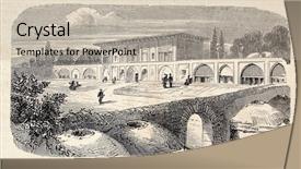  Presentation with antique - Colorful slide set enhanced with s castle in tabriz persia backdrop and a mint green colored foreground