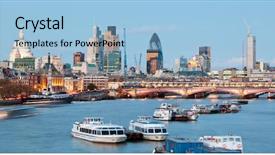  Presentation with paul - Colorful slides enhanced with s cathedral and river thames backdrop and a light blue colored foreground