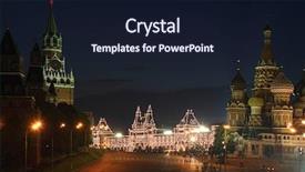  Presentation with free beugron air traffic control tower - Slides with s cathedral in red square background and a wine colored foreground