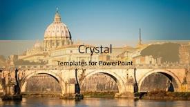  Presentation with peter - Presentation design featuring s cathedral in rome italy background and a yellow colored foreground