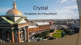  Presentation with russia - Cool new PPT layouts with s cathedral in st petersburg backdrop and a light blue colored foreground
