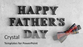  Presentation with words - Cool new PPT theme with s day and bow tie backdrop and a light gray colored foreground