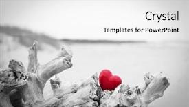  Presentation with black white love - Slides consisting of s day black and white background and a white colored foreground