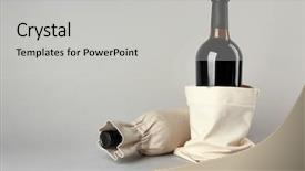  Presentation with valentine - Slide deck consisting of s day concept two wine background and a light gray colored foreground