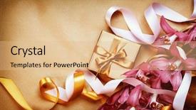  Presentation with old paper design - PPT layouts with s day greeting card design background and a coral colored foreground