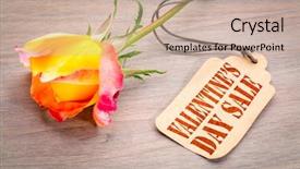  Presentation with price - Colorful PPT theme enhanced with s day sale on price backdrop and a  colored foreground