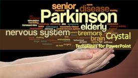  Presentation with parkinson disease - Audience pleasing slide set consisting of s disease healthcare nervous system backdrop and a tawny brown colored foreground