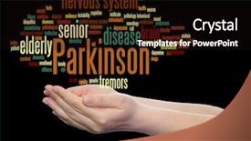  Presentation with parkinson disease - Beautiful slide set featuring s disease healthcare nervous system backdrop and a black colored foreground