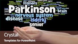  Presentation with genetic disease - Colorful slide deck enhanced with s disease healthcare nervous system backdrop and a tawny brown colored foreground