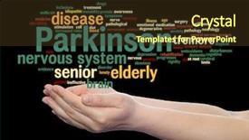  Presentation with genetic disease - PPT layouts consisting of s disease healthcare nervous system background and a tawny brown colored foreground