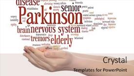  Presentation with genetic disease - Theme enhanced with s disease healthcare nervous system background and a coral colored foreground