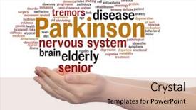  Presentation with genetic disease - Cool new PPT theme with s disease healthcare nervous system backdrop and a coral colored foreground