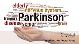  Presentation with brain disorder - Colorful PPT layouts enhanced with s disease healthcare nervous system backdrop and a coral colored foreground