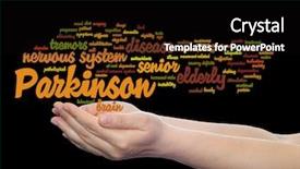  Presentation with genetic disease - Presentation theme with s disease healthcare nervous system background and a black colored foreground