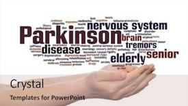  Presentation with genetic disease - PPT layouts having s disease healthcare nervous system background and a soft green colored foreground