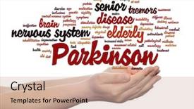  Presentation with genetic disease - PPT theme having s disease healthcare nervous system background and a soft green colored foreground