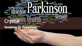  Presentation with genetic disease - Presentation enhanced with s disease healthcare nervous system background and a tawny brown colored foreground