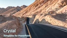  Presentation with national parks yosemite valley yosemite - Amazing presentation design having s drive in death valley backdrop and a tawny brown colored foreground
