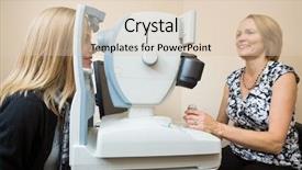  Presentation with eye retina - Cool new presentation design with s eye with digital retina backdrop and a lemonade colored foreground