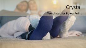  Presentation with jesus washing disciples feet - Amazing PPT layouts having s feet in socks intertwine backdrop and a soft green colored foreground