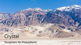  Presentation with death and dying - Amazing presentation theme having s golf course death valley backdrop and a lemonade colored foreground