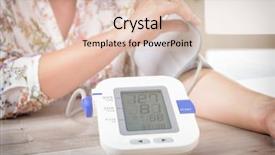  Presentation with blood pressure - Cool new slide set with s hand with blood pressure backdrop and a lemonade colored foreground