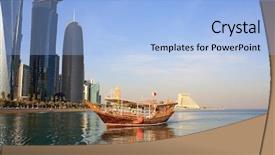  Presentation with sailing - PPT theme enhanced with s huge towers january 2016 background and a light blue colored foreground