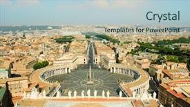  Presentation with vatican - Slides featuring s in the vatican city background and a light blue colored foreground