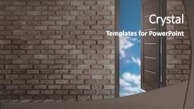  Presentation with interior decorating home - Amazing presentation theme having s interior with open door backdrop and a gray colored foreground