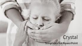  Presentation with abuse child - Amazing presentation design having s mouth indoors child abuse backdrop and a light gray colored foreground