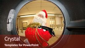  Presentation with laundromat - Beautiful theme featuring shot with a fish eye backdrop and a  colored foreground