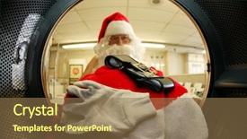  Presentation with laundromat - Beautiful PPT layouts featuring shot with a fish eye backdrop and a  colored foreground