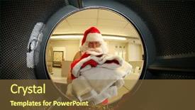  Presentation with laundromat - Colorful slide deck enhanced with shot with a fish eye backdrop and a  colored foreground