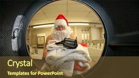  Presentation with laundromat - Theme having shot with a fish eye background and a  colored foreground